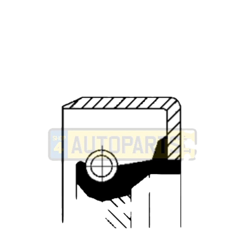 Oil Seal Ptfe Corteco: ERR2532. Land Rover Parts for Defender, Discovery, Range Rover, Series. Top Quality Corteco