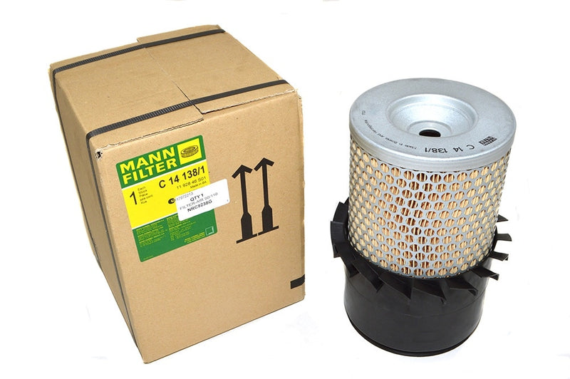 Air Filter 2.5NA: NRC9238MH. Land Rover Parts for Defender, Series. Top Quality Mann Filter