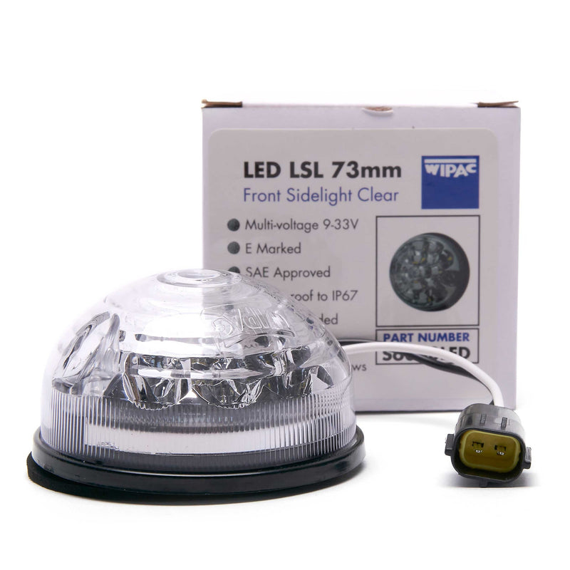 Wipac Front LED Side Light 73mm: S6060LED. Land Rover Parts for Defender. Top Quality Wipac