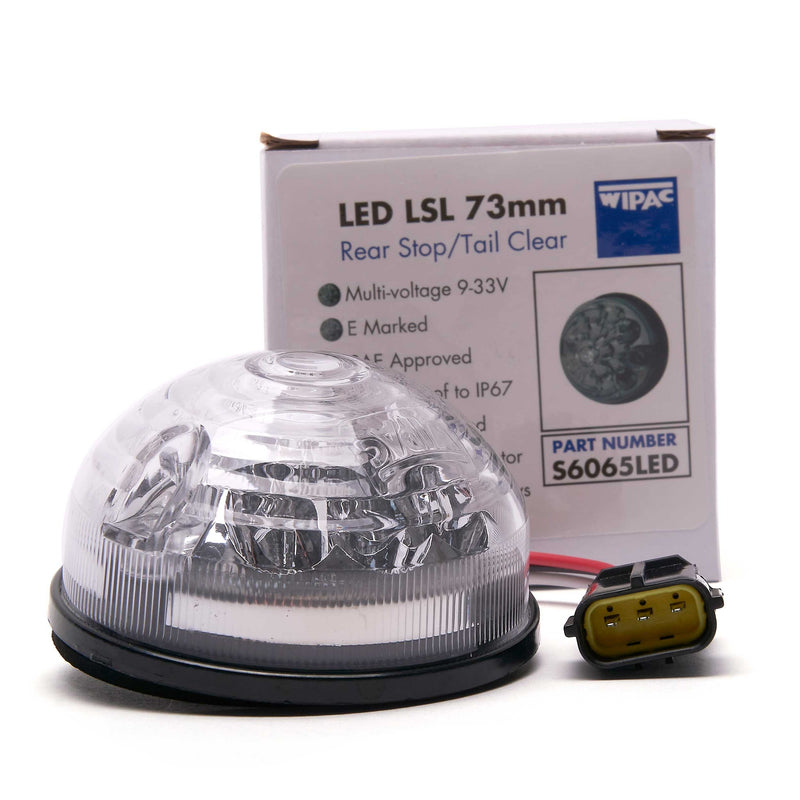 Wipac Rear Clear Stop & Tail LED Light: S6065LED. Land Rover Parts for Defender. Top Quality Wipac