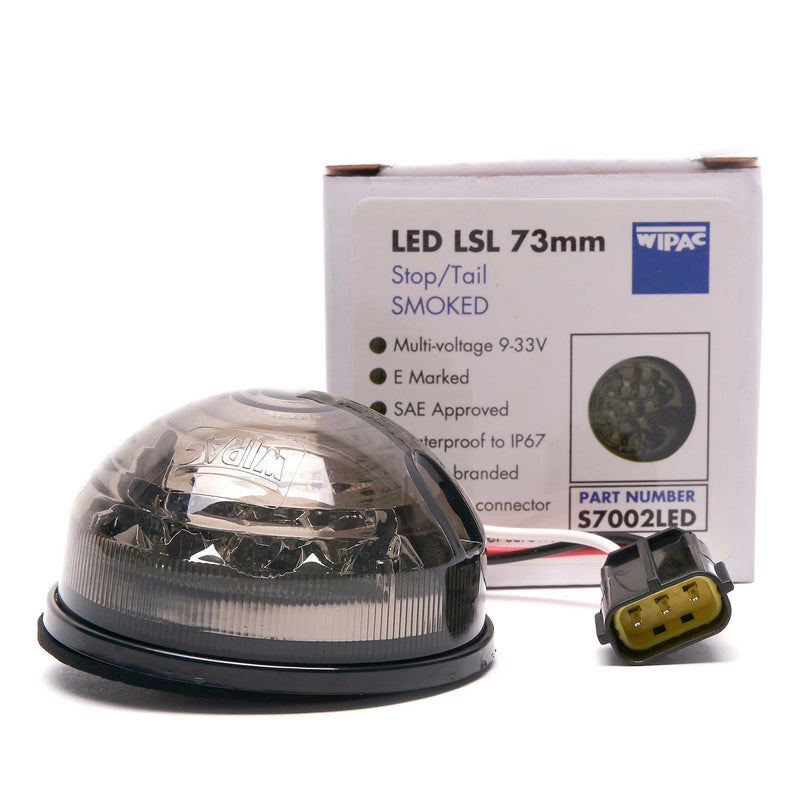 Wipac Rear Smoked Stop & Tail LED Light: S7002LED. Land Rover Parts for Defender. Top Quality Wipac