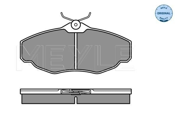 Brake Pad Set Front: SFP500150Q. Land Rover Parts for Discovery. Top Quality Meyle