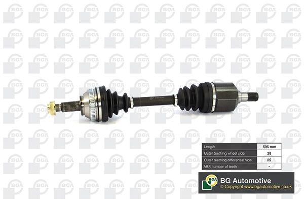 Drive Shaft Front Right: TDB104980B. Land Rover Parts for Freelander. Good Quality BGA