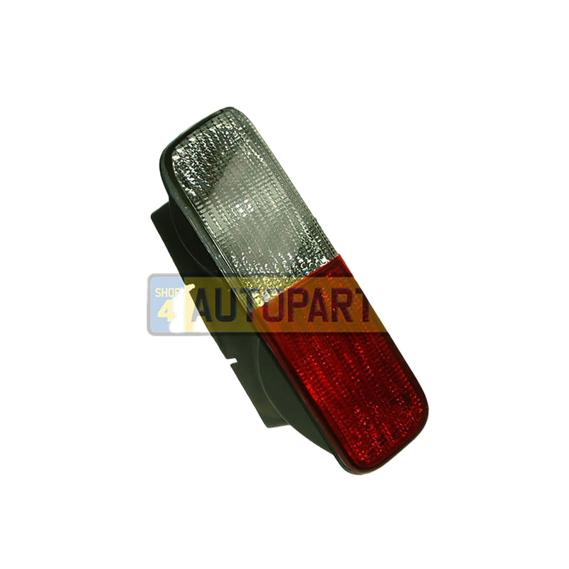 Rear Bumper Mounted Light Assembly Left: XFB000730. Land Rover Parts for Discovery. Reproduction UK